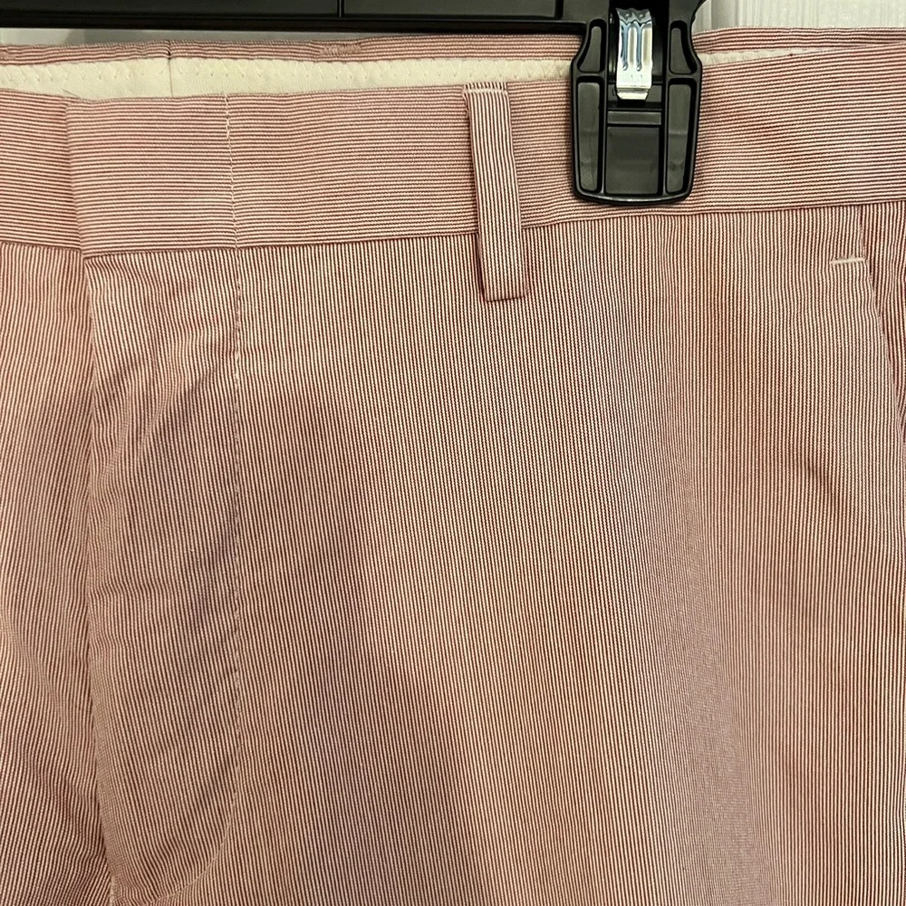 J. Crew Men's Light Pink stripe  Chinos ludlow slim
